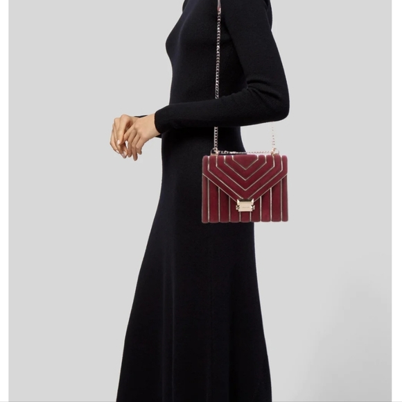 🎉HP🎊 Michael Kors "Whitney" Suede Shoulder Bag - Picture 2 of 7